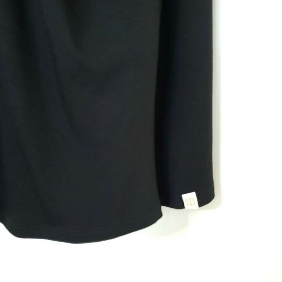 Betabrand Sweatshirt mini Dress M Black  Travel Silk Blend - Picture 7 of 12
